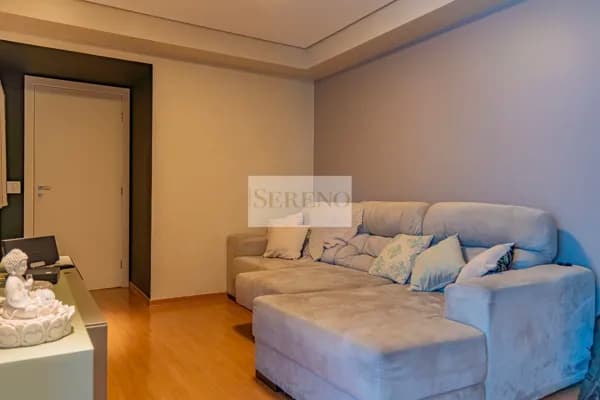 Apartamento de luxo mobiliado e decorado 02 suítes a venda, 78 m2, DCE, condomínio resort, 02 vagas e vista sensacional, Vila da Serra, Nova Lima, MG – Brasil.