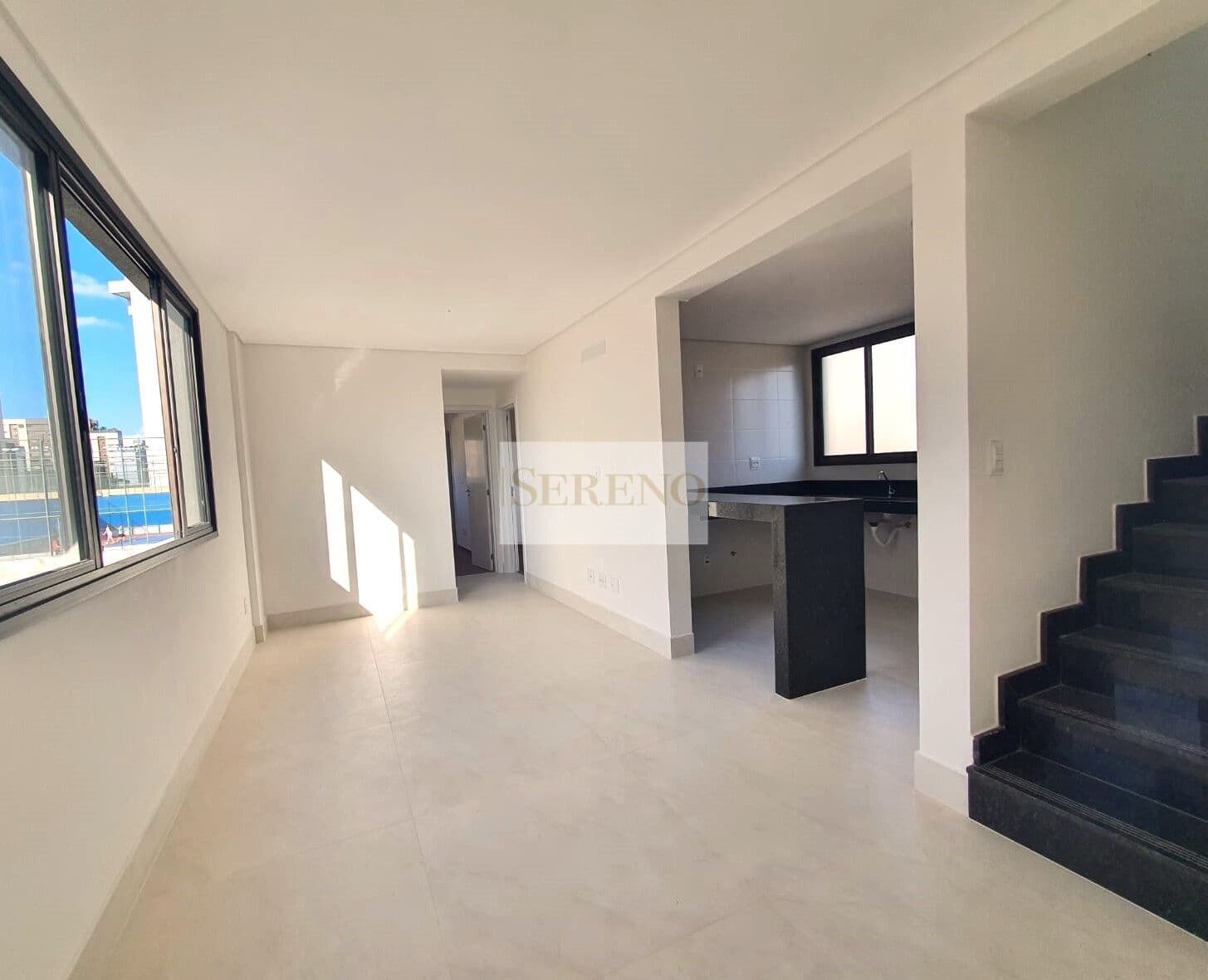 Cobertura de luxo duplex 02 suítes a venda, 135m², 02 quartos, 03 salas, 02 vagas, DCE em frente ao clube Barroca, Gutierrez, Belo Horizonte, MG.