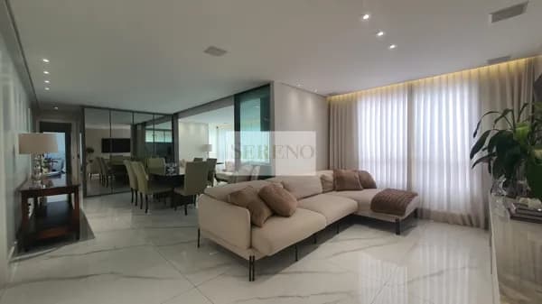 Apartamento de luxo 4 quartos a venda, 164 m2, 2 Suítes e 2 Semi, vista panorâmica, reformado e decorado, DCE, Sala ampla, Grajaú, Belo Horizonte, MG.
