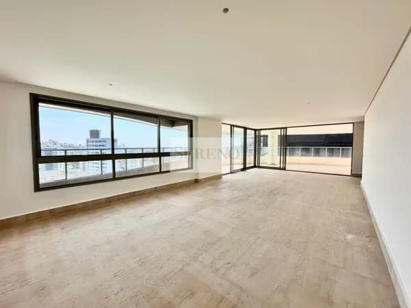 Apartamento altíssimo luxo 04 suítes, 323,73 m2, DCE, esquadrias de 1ª, ampla sala para vários ambientes c varanda gourmet, andar baixo c vista panorâmica, 04 vagas, box, lazer tipo resort e fino acabamento no Santa Lúcia, Belo Horizonte, MG – Brasil.