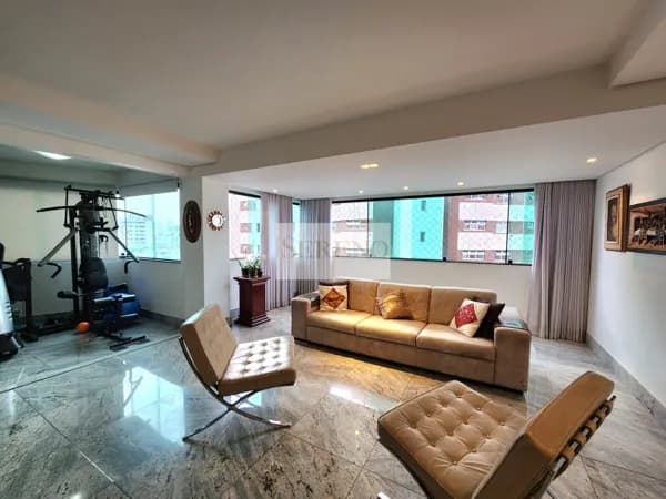 Apartamento 04 quartos a venda,176,98 m², 03 suítes, 03 vagas, DCE e lazer no Anchieta, Belo Horizonte, MG.