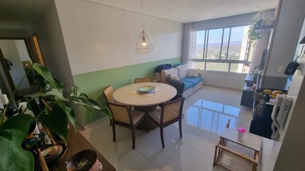 Apartamento de luxo 02 quartos a venda, 63,71 m2, 02 banhos, 02 vagas, DCE e lazer completo no Vila da Serra, Nova Lima, MG.