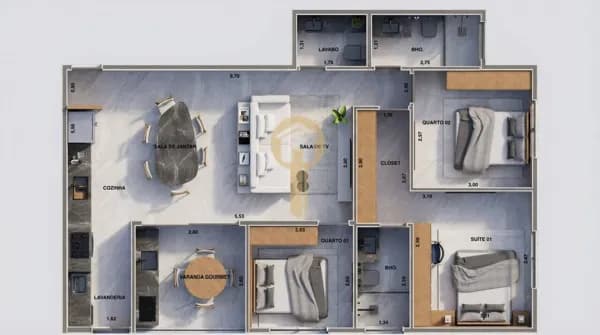 Apartamento em Passos - Muarama