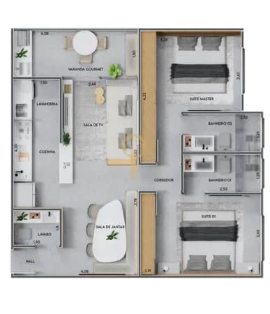 Apartamento em Passos - Muarama