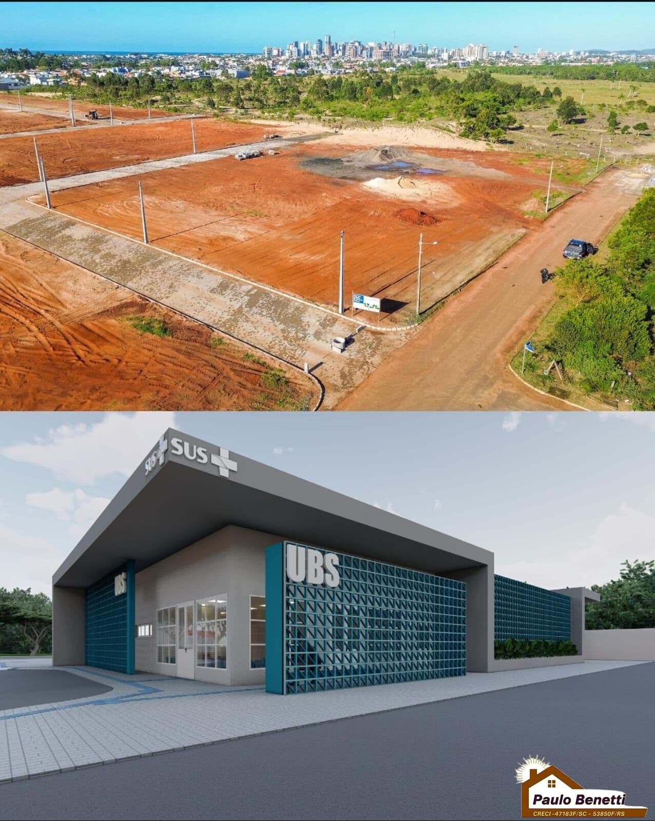"300 m² Área Total - Lote Urbano - Novo Passo Bairro Inteligente"