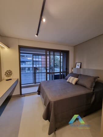 Lindo Studio todo decorado com localização privilegiada na área nobre do Brooklin Novo! SP