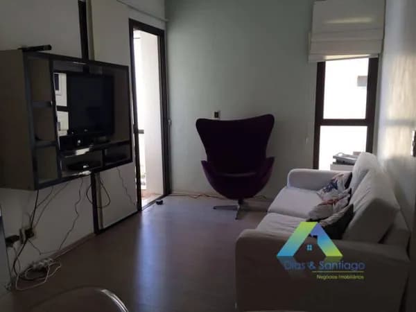 Apartamento semi mobiliado para locação com 1 dormitório em Moema Pássaros/SP