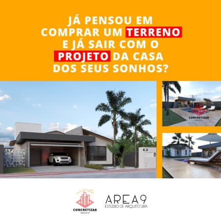 Terreno + projeto residencial