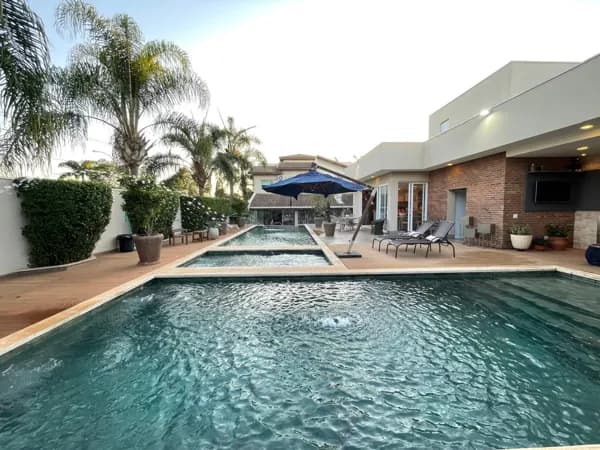Casa Ampla com 3 piscinas no condomínio Terras di Siena, Santa Bárbara d'Oeste