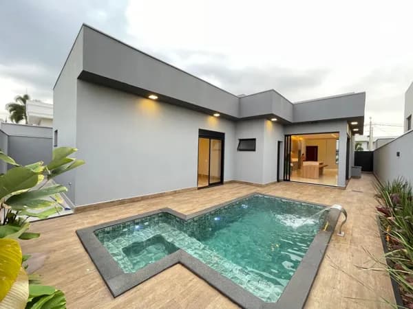 Casa com 3 suítes e planejados no condomínio Firenze em Santa Bárbara, SP
