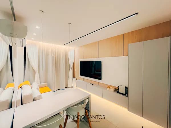 Vendo apartamento no Eco Cais Residence em Muro Alto - Flat 100% Mobiliado.