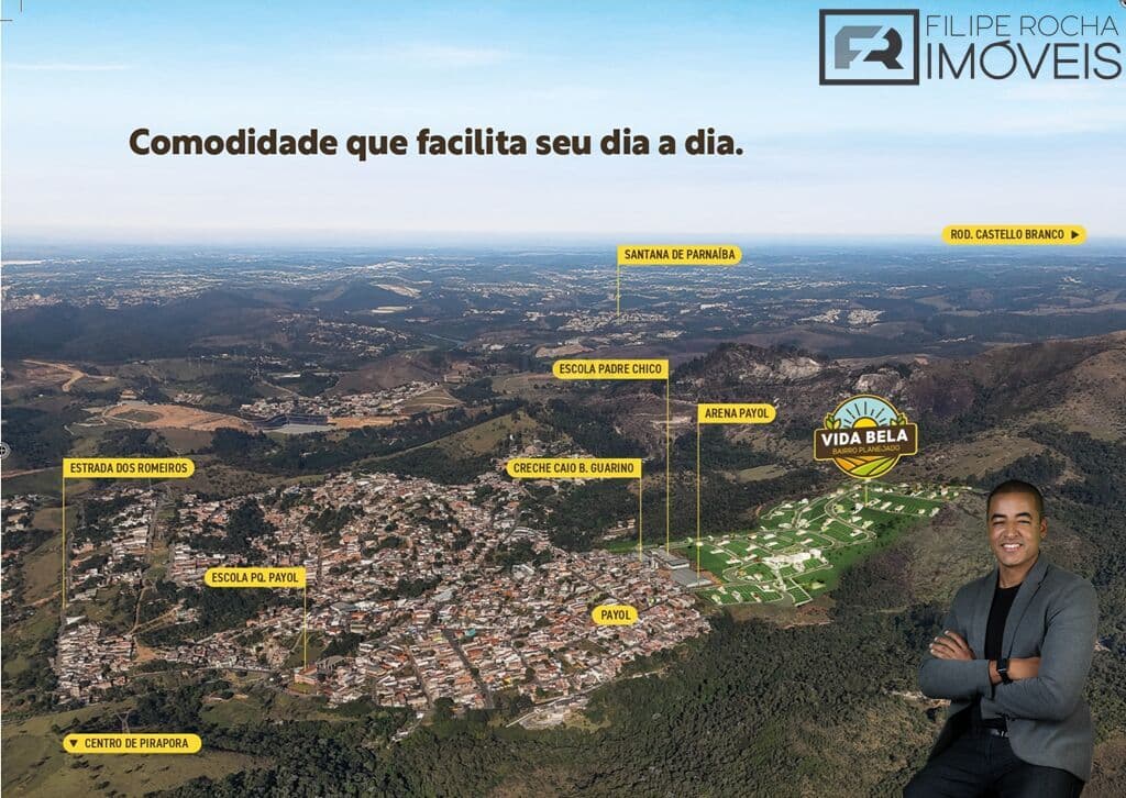 Terrenos em Loteamento planejado em Pirapora do Bom Jesus Vida Bela Pirapora próximo a Estrada dos Romeiros Bairro Payol 2
