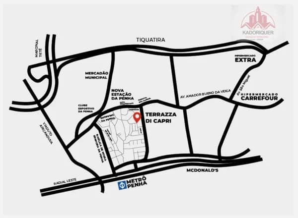 Terrazza Dicapri - 500m do Shopping Penha