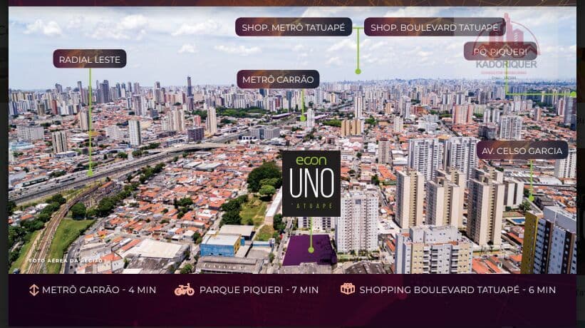 Últimas unidades no Tatuapé