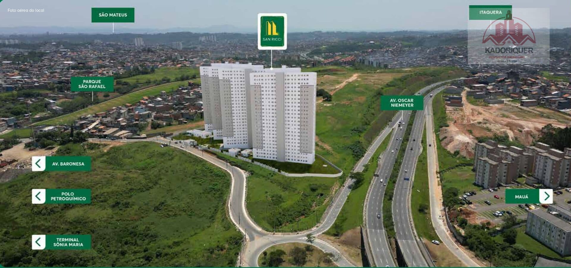 San Ricci - 10min do Terminal São Mateus