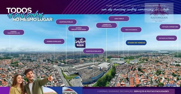 Inter Kazzas - 500m do Shopping Interlagos
