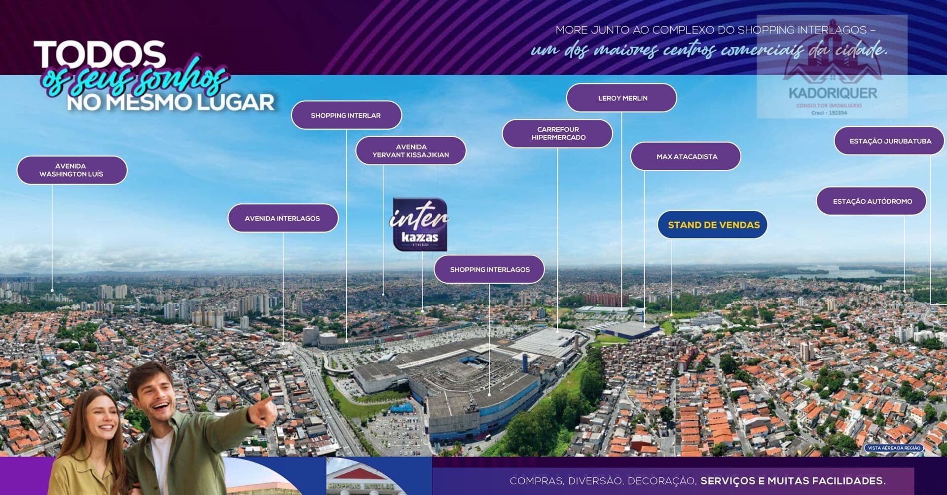 Inter Kazzas - 500m do Shopping Interlagos