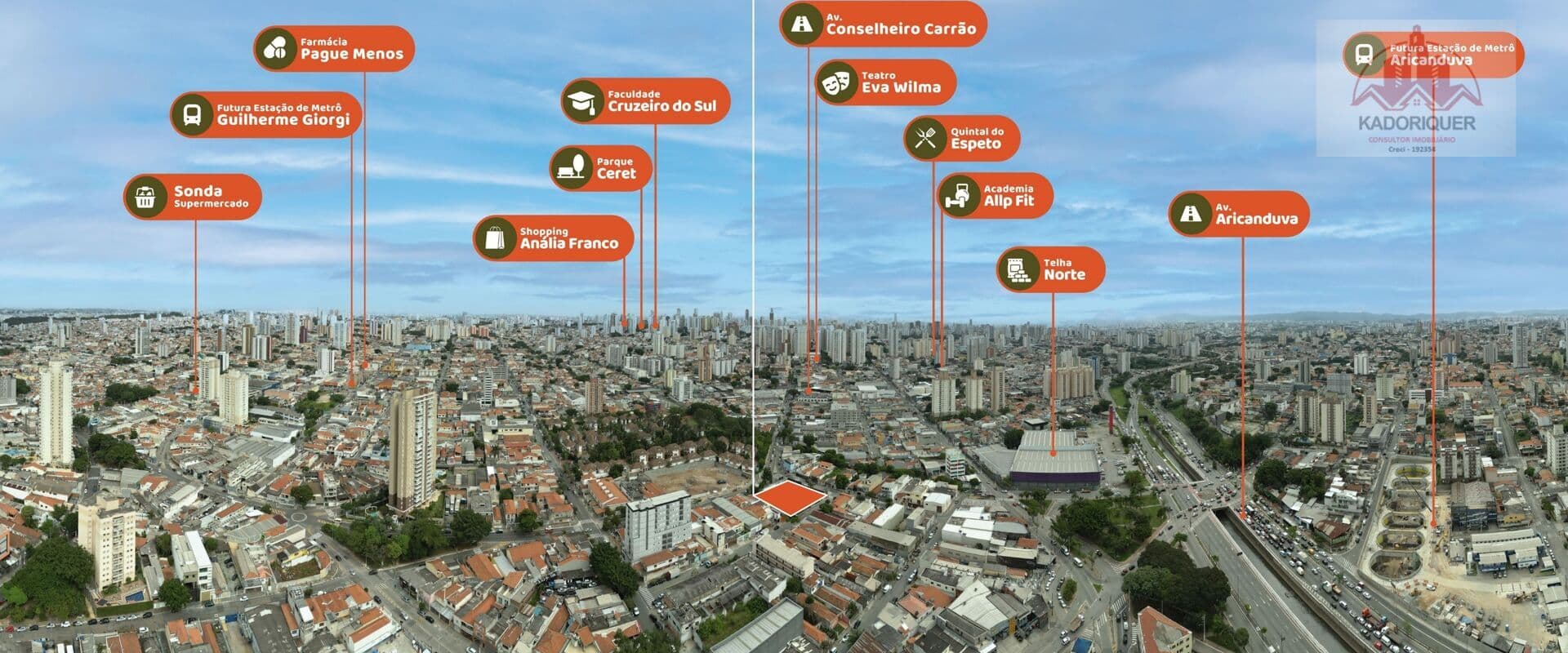 Vibra Vila Carrão - 500m da futura estação Aricanduva