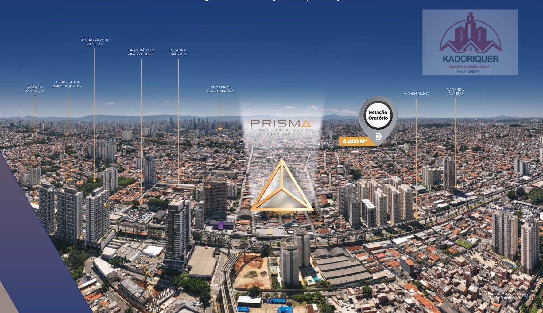 Prisma Vila Ema - 500m da Estação Oratório