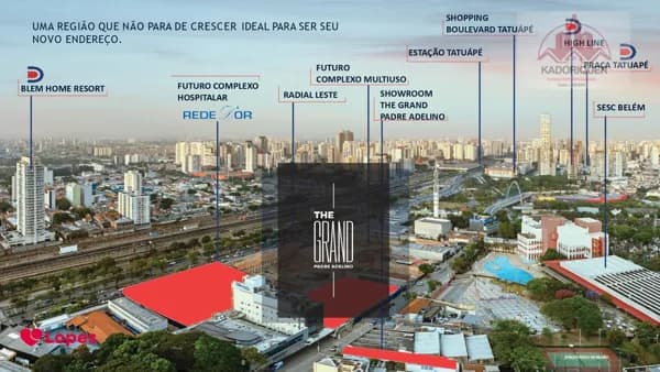 The Grand - Sesc Belenzinho/ 270m do metrô