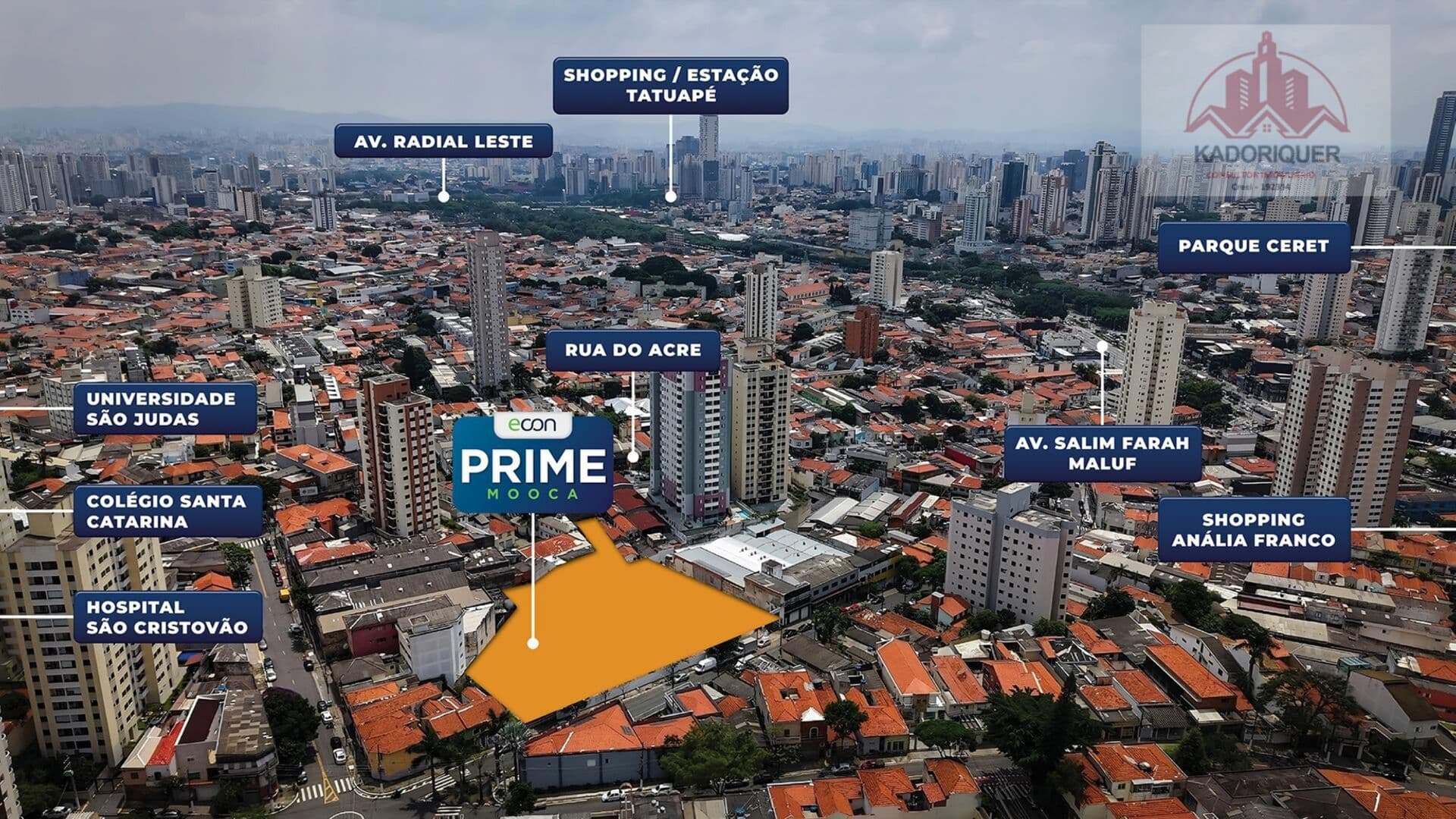 Prime Mooca - 7 min do Shopping Anália Franco
