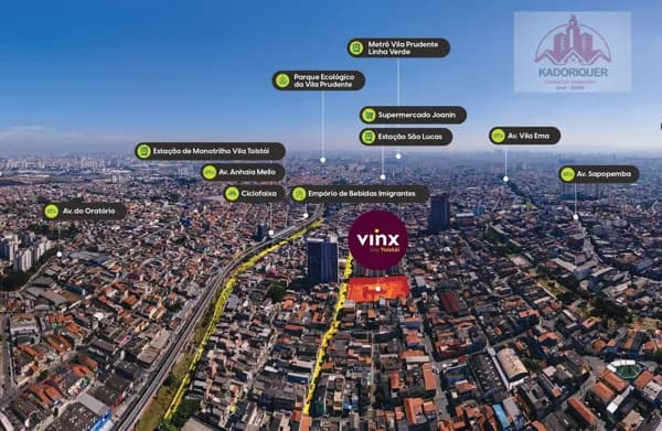 Vinx Tolstói - 400m da estação.