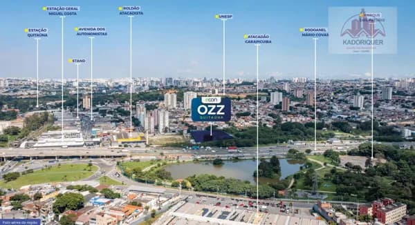 Ozz Quintaúna - 900m da estação.
