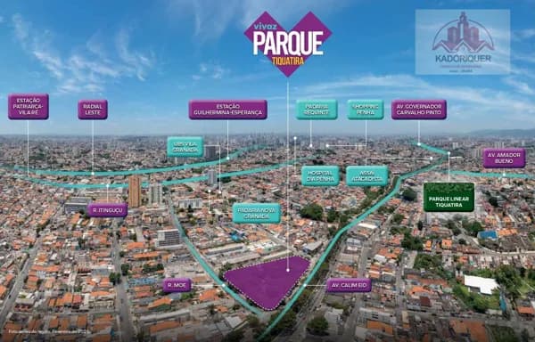 Vivaz Parque Tiquatira - 1.500m do Metrô Patriarca