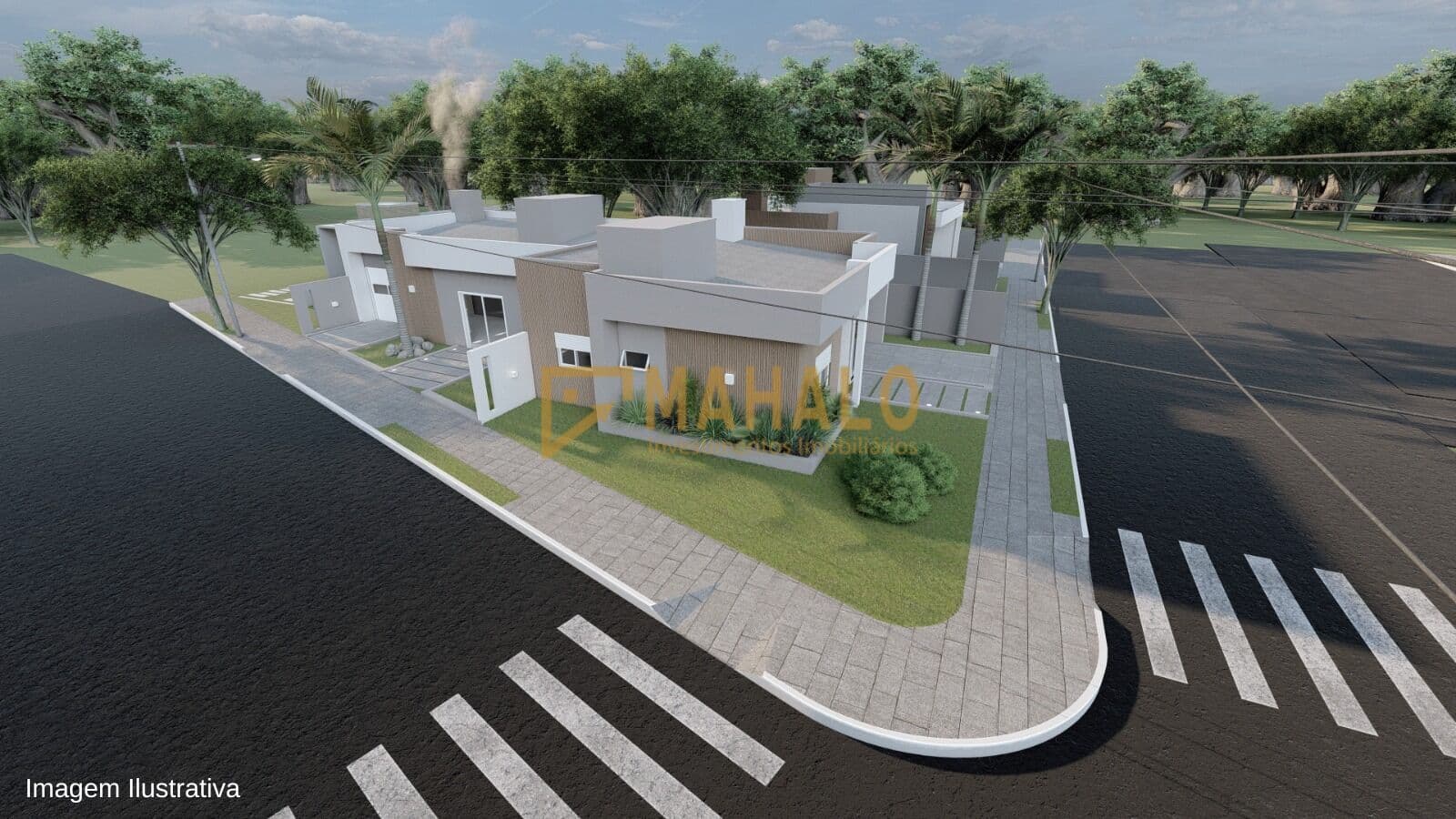 2 Casas Geminadas em Construção