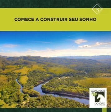 Fazendinhas 20000m2 na Serra do Cipó dentro de condomínio as margens do asfalto