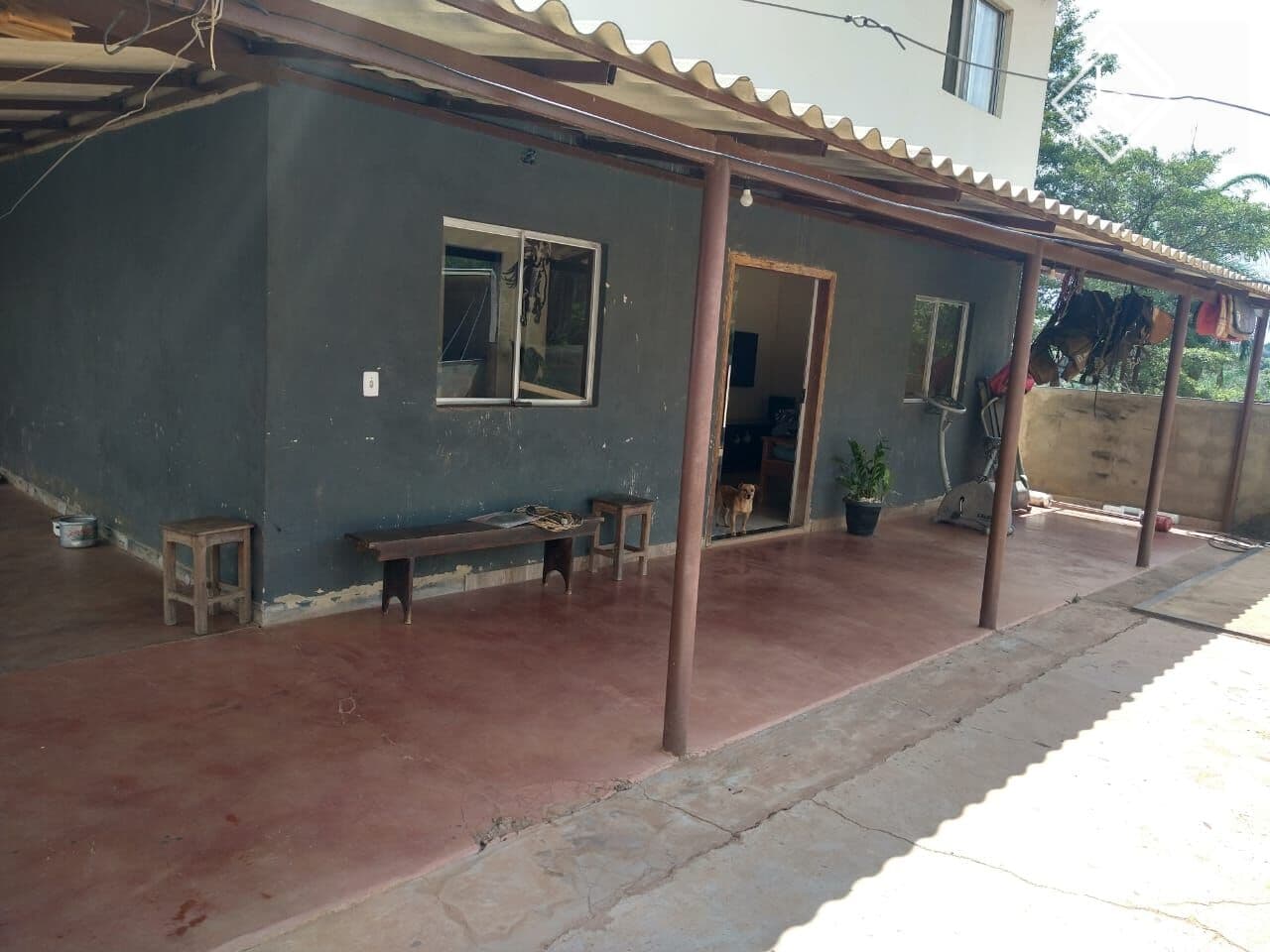 Fazenda de 5 hectares em Esmeraldas /MG- Casa, curral, piscina e vista para rio Paraopeba