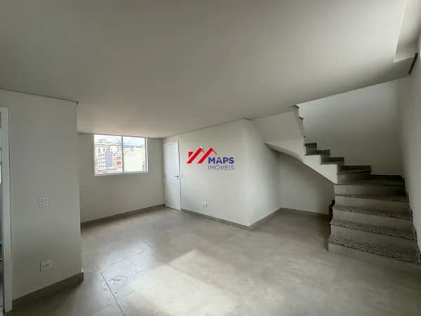 Cobertura com dois quartos, suíte e três vagas de garagem no bairro Ana Lúcia - Sabará/MG.