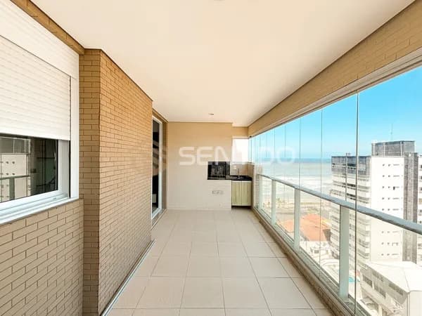 Apartamento à Venda em Itanhaém com 3 dormitórios, 1 suíte, vista para o mar e 2 vagas