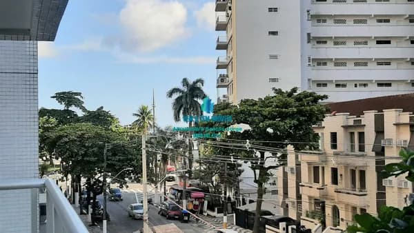 Apartamento 3 dormitórios, 50m da PRAIA e 2 VAGAS em Boqueirão, Santos/SP