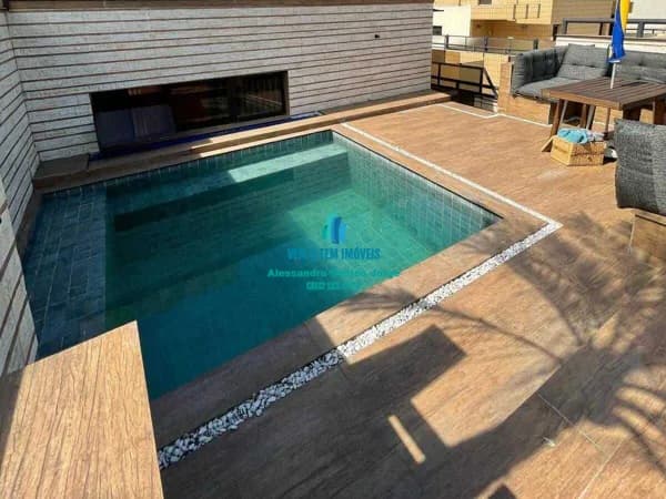 Apartamento Cobertura Duplex 4 dormitórios, sendo 3 suítes e 2 vagas Aparecida em SANTOS-SP