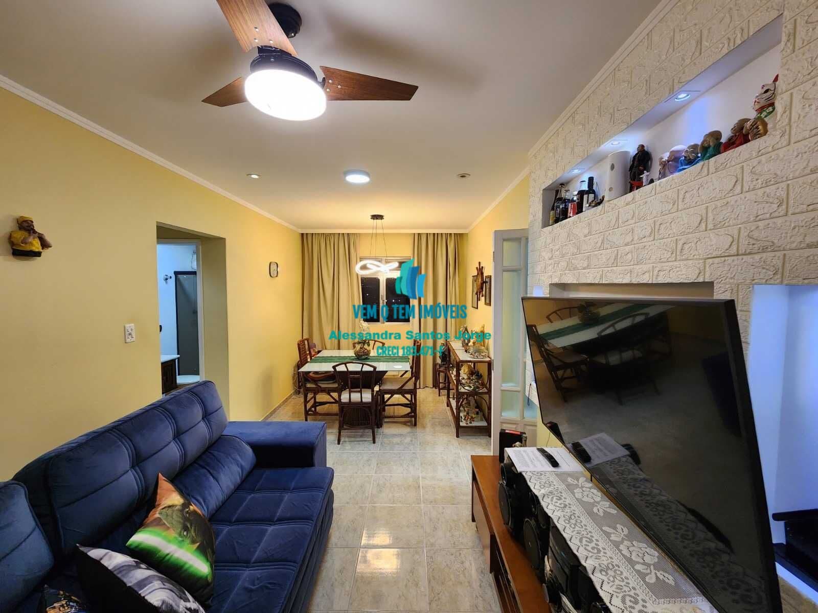 Apartamento 2 dormitórios e 2 banheiros, GARAGEM FECHADA e ELEVADORES, em Ponta da Praia, Santos/SP