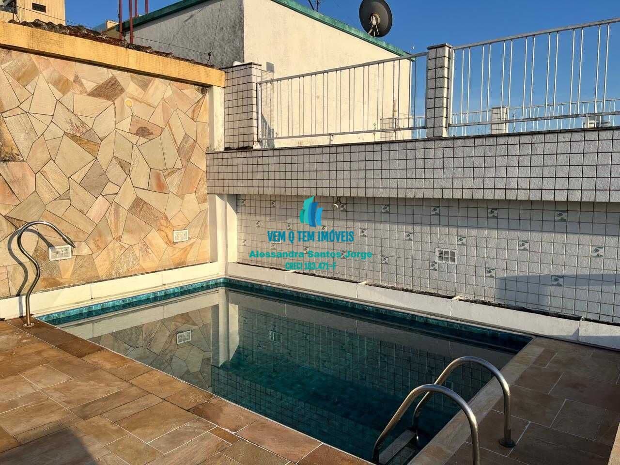 Apartamento Cobertura 4 dormitórios sendo 2 suítes, 2 vagas, 361m²em Ponta da Praia, Santos/SP