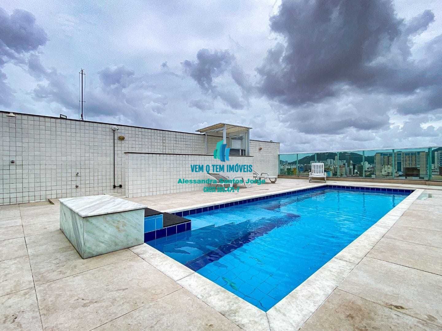 Apartamento 1 dormitório com lazer completo Macuco em Santos