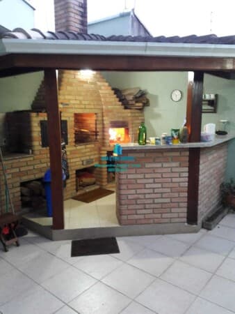 Casa Sobrado 3 suítes e 5 vagas, lazer em Jardim Pilar, Santo André/SP
