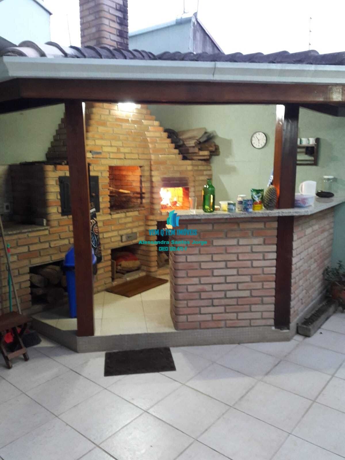 Casa Sobrado 3 suítes e 5 vagas, lazer em Jardim Pilar, Santo André/SP