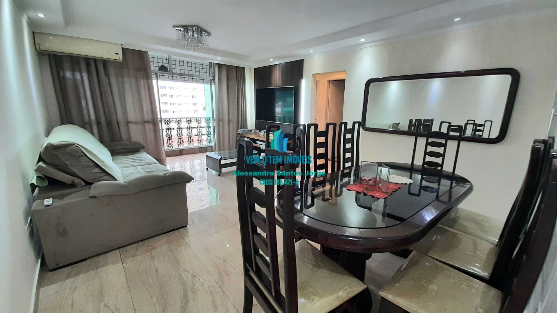 Apartamento 3 dormitórios PORTEIRA FECHADA em Campo Grande, Santos/SP