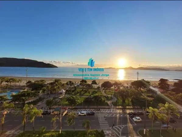 Apartamento 2 dormitórios, vaga, FRENTE MAR, Aparecida, Santos/SP