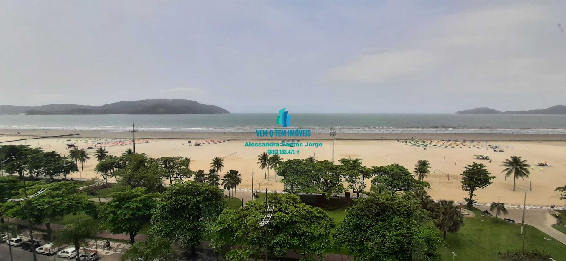 Apartamento FRENTE MAR VISTA TOTAL no bairro Gonzaga em Santos-SP