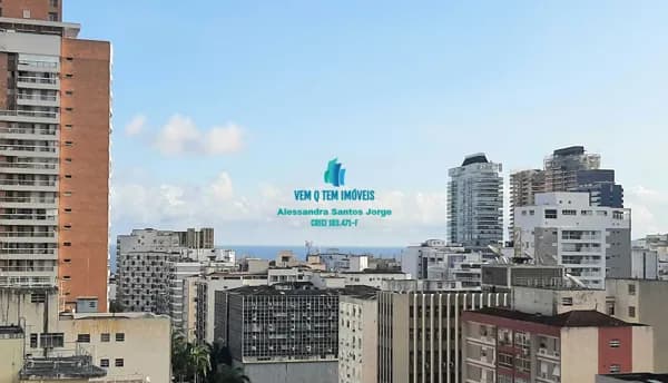 Apartamento 2 SUÍTES e vaga demarcada com lazer completo, GONZAGA em Santos