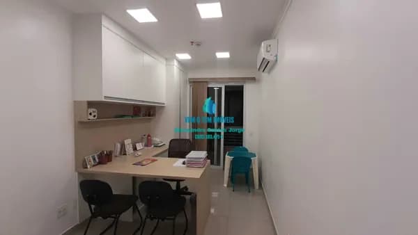 Sala comercial mobiliada The Blue Office Mall, Encruzilhada em Santos