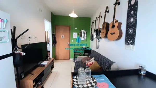 Apartamento 1 dormitório, vaga moto, lazer completo, Edifício NOVO - Macuco, Santos