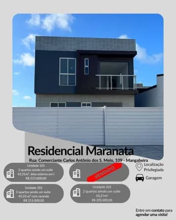 Apartamento em João Pessoa - Mangabeira
