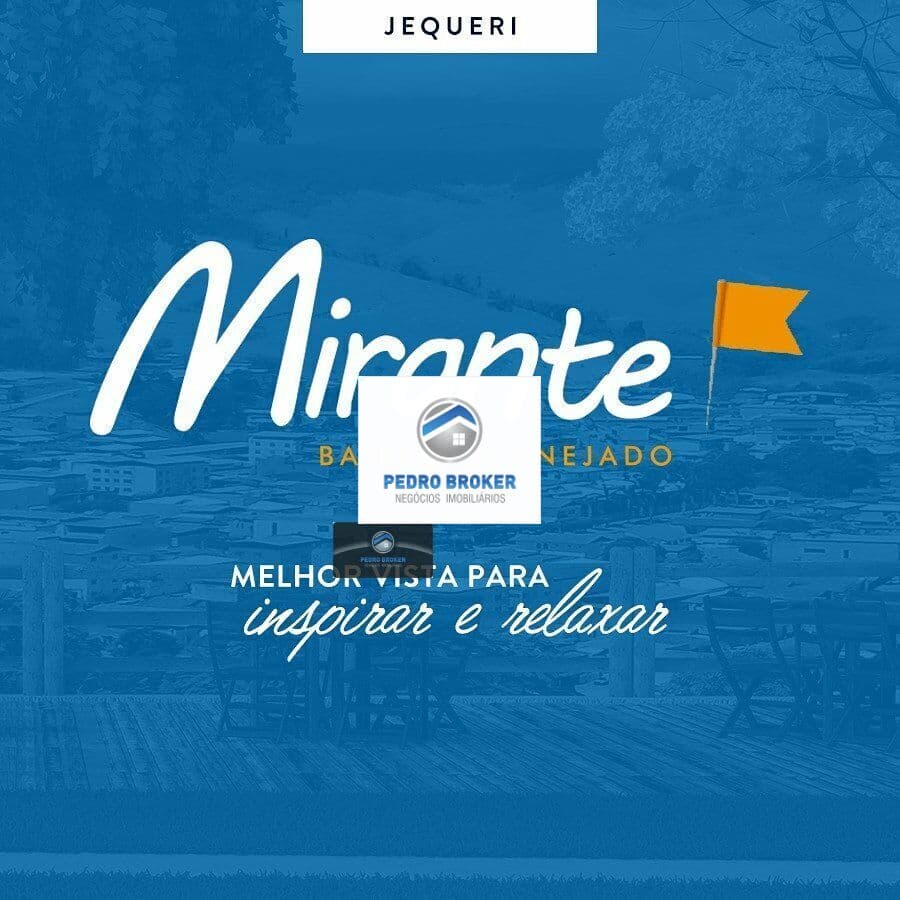04 lotes 300m2 cada, para investimento no Mirante Jequeri MG, Permuta!
