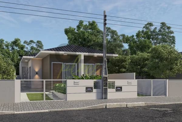🏡 Casa Geminada em Forquilhas - São José