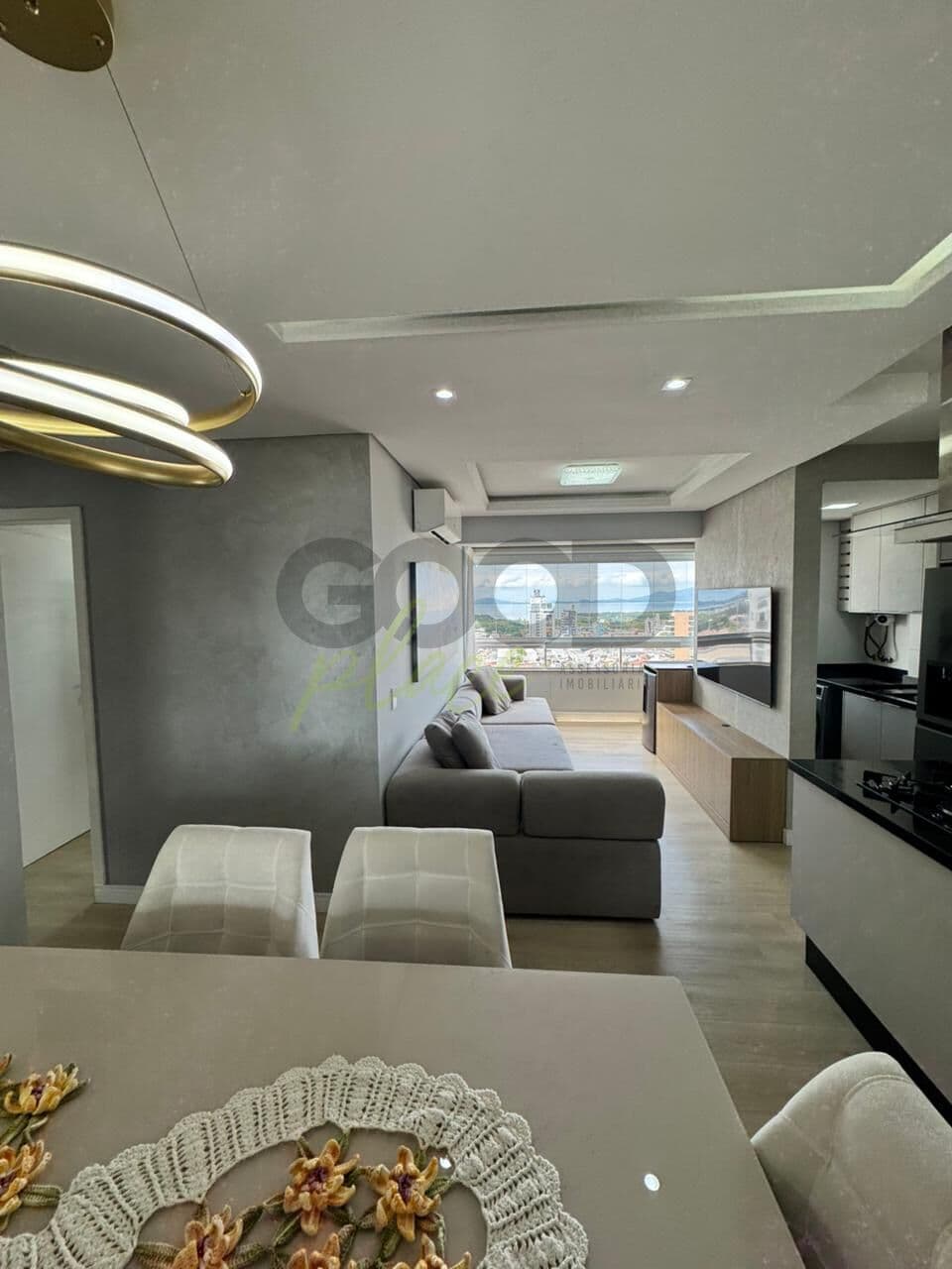 Apartamento no Pagani com vista mar.